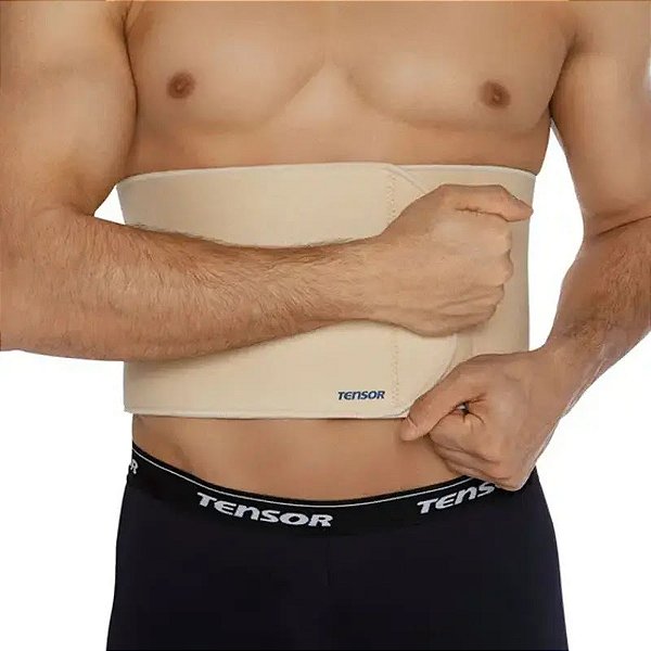 Faixa toracica 25cm Tensor 3941 Bege Tensor