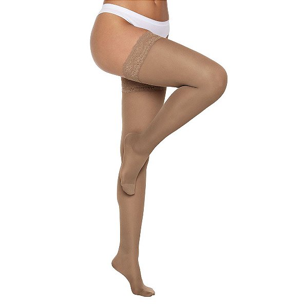 Meia 7/8 Media Compressão Com Silicone sem Ponteira 18-21Mmhg Kendall