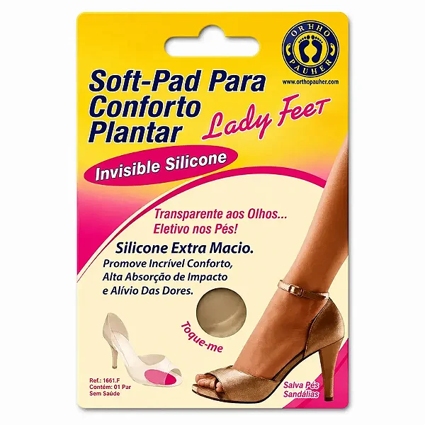 Feet Soft-Pad Para Conforto Plantar - Ortho Pauher