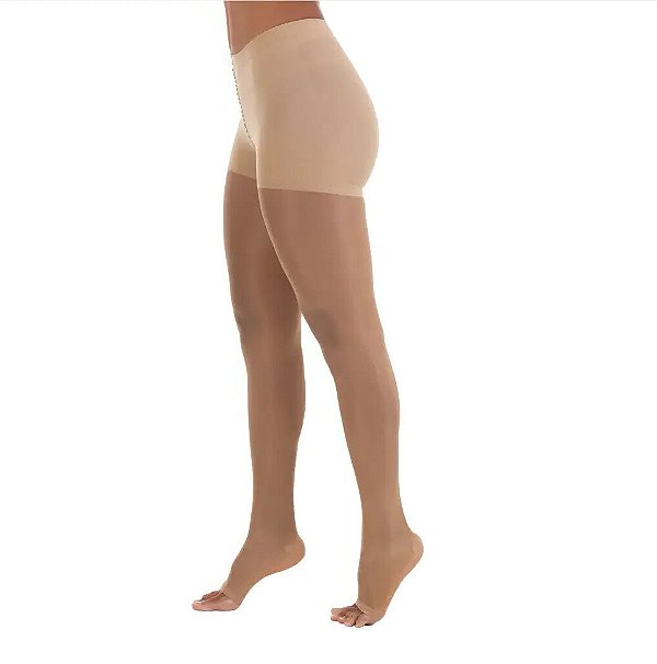 Meia Calça curta comfortline venosan 20-30mmHg aberta