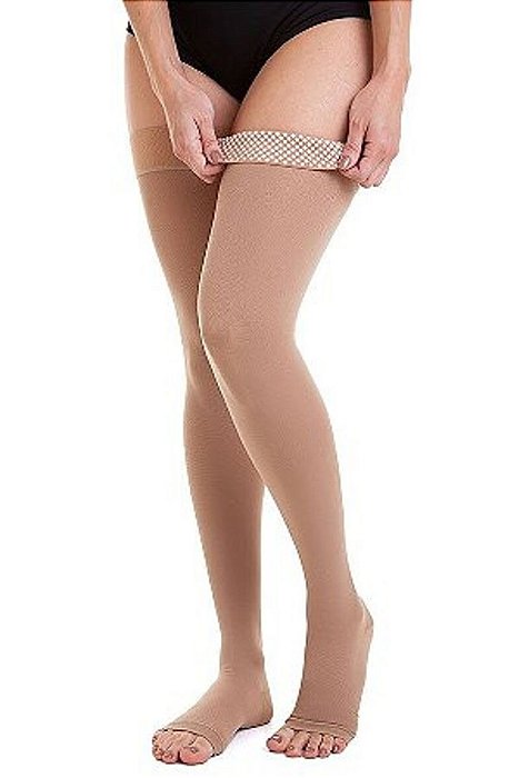 Meia Coxa Curta Comfortline Venosan 30-40 mmHg Aberta bege