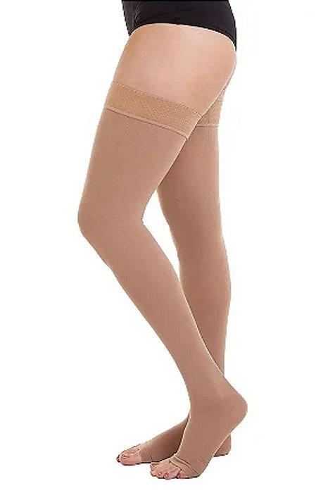 Meia Coxa Comfortline Venosan 30-40 mmHg Aberta bege