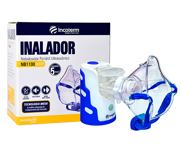 Inalador Incoterm Portátil Ultrassônico NB1100 MESH