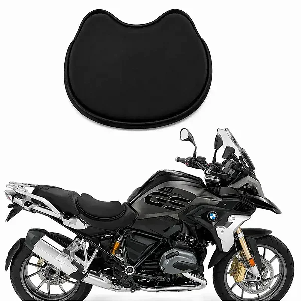 Almofada Gel Moto Banco Confort Ortho Pauher Mt01 Preto
