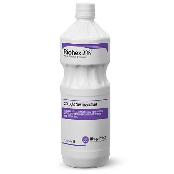 Clorexidina Riohex 2% - Solução Degermante 1L - RIOQUÍMICA