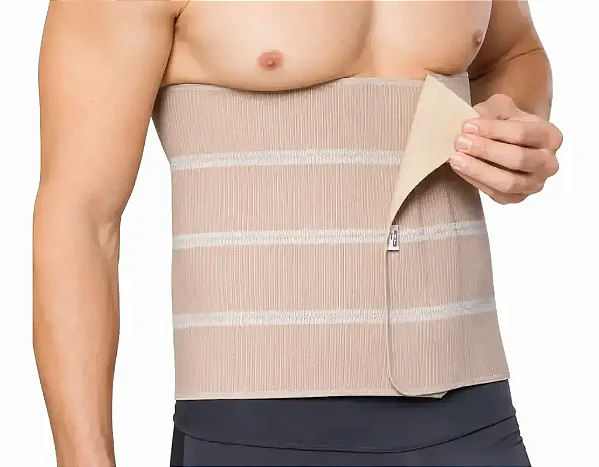 Faixa Cinta Pós Cirúrgica E Modeladora Abdominal 3 Gomos Macom