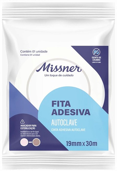Fita Adesiva Autoclave 19mm x 30m - Missner