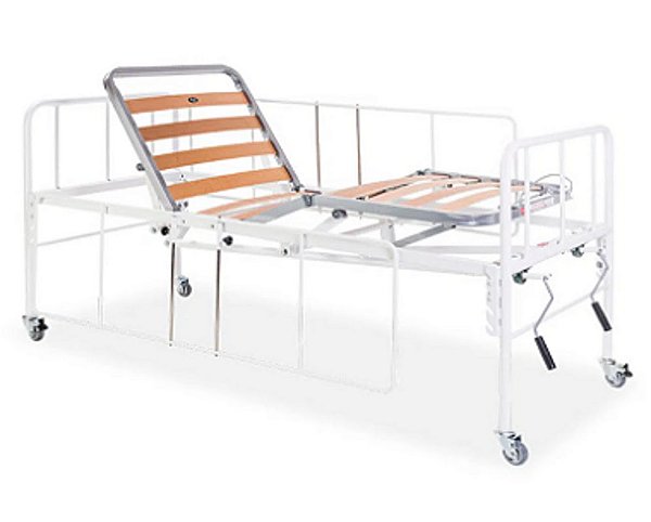 Cama Evolution 02 manivelas Com Grade Movel Fit Pilati