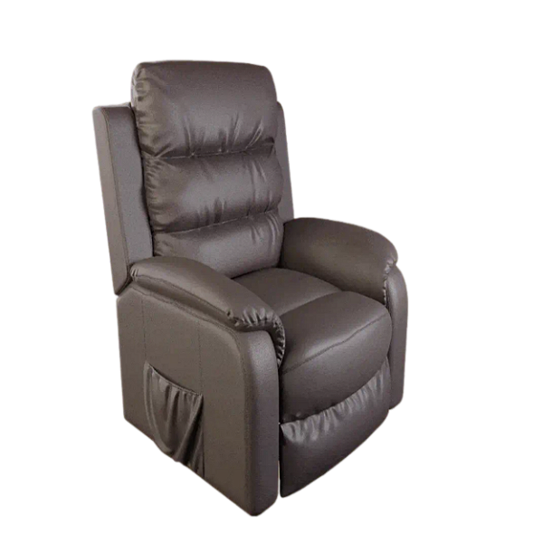 Poltrona com elevação TheraLift Marron THERAMART