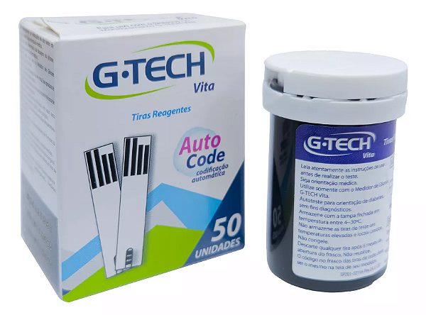 Tiras Reagentes G-Tech Vita - 50 tiras