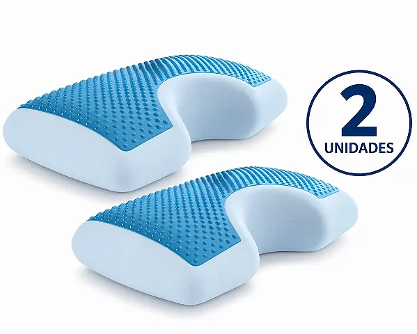Combo Duo 2 Travesseiro Theraside Gel TM230 - Theramart
