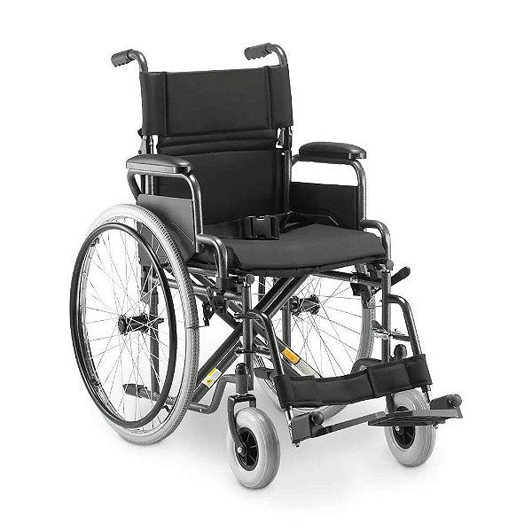 Cadeira de Rodas Aço Dobrável até 120 Kg Tamanho 46 D400 Dellamed