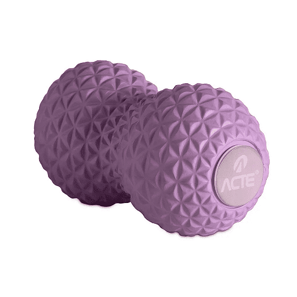 Bola Dupla Massageadora Diamond em EVA Rosa T243 Acte Sports