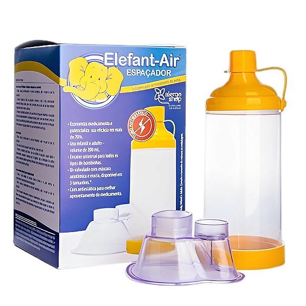 Espaçador AlergoShop Elefant-Air com Máscara Infantil