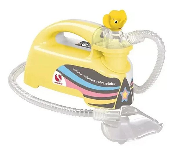 Nebulizador Pulmosonic Star Premium Amarelo Soniclear