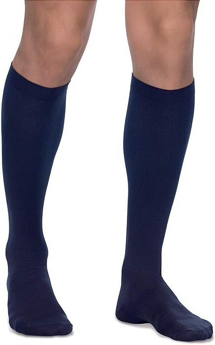Meia masculina media compressão com ponteira 18-21 mmhg KENDALL