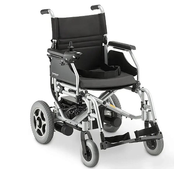 Cadeira de Rodas Motorizada Dobrável Elétrica Bivolt Alumínio D900 Dellamed