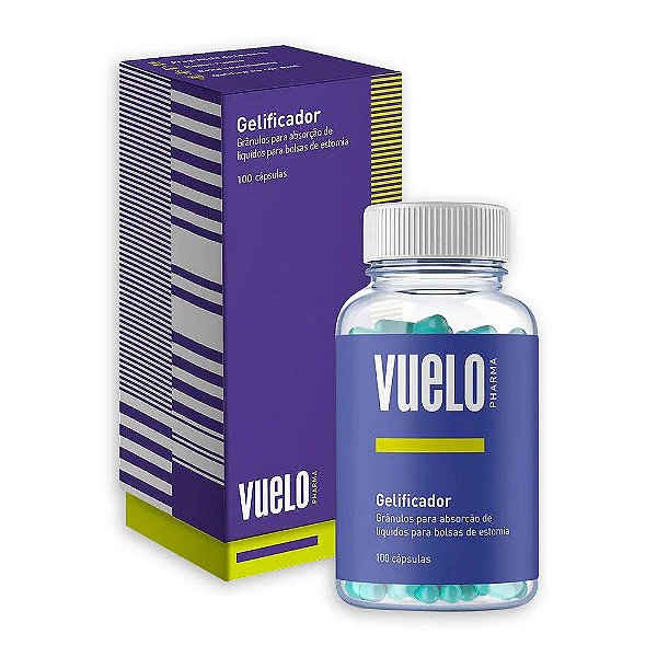 Gelificador para Bolsa de Estomia com 100 CAPS - Vuelo