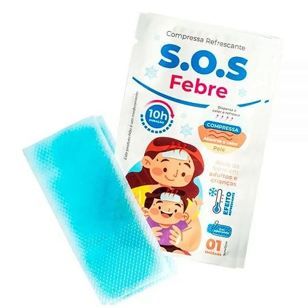Compressa Refrescante S.O.S Febre com 4 und – Ortho Pauher