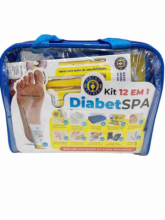 Kit Diabético Spa 12 Em 1 Ortho Pauher