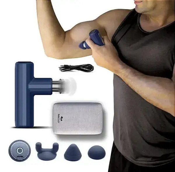 Massageador Elétrico Pistola Mini Deep Therapy