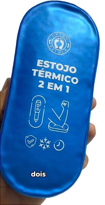 Estojo bolsa Térmica 2 em 1 - Ortho Pauher  Bolsa térmica + Porta insulina