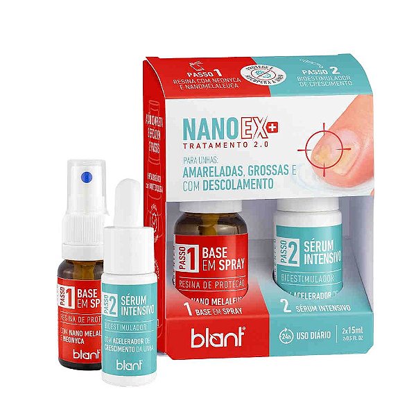 Kit NanoEx+ Tratamento Eficaz para Unhas Danificadas