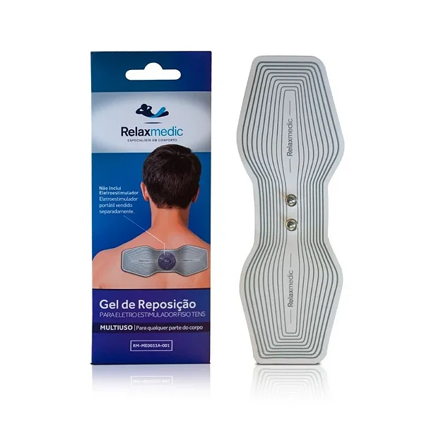 Gel de Reposição para Eletroestimulador Fisio Tens Relaxmedic