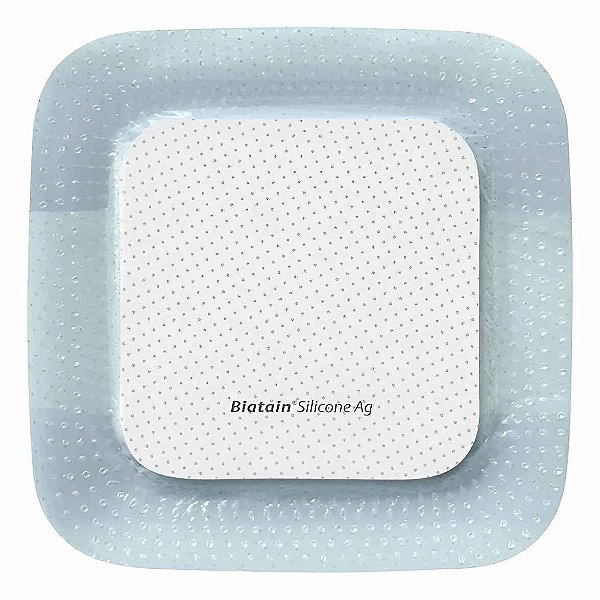 Curativo Biatain Silicone Ag 10cmx20cm Coloplast - Ref.39644