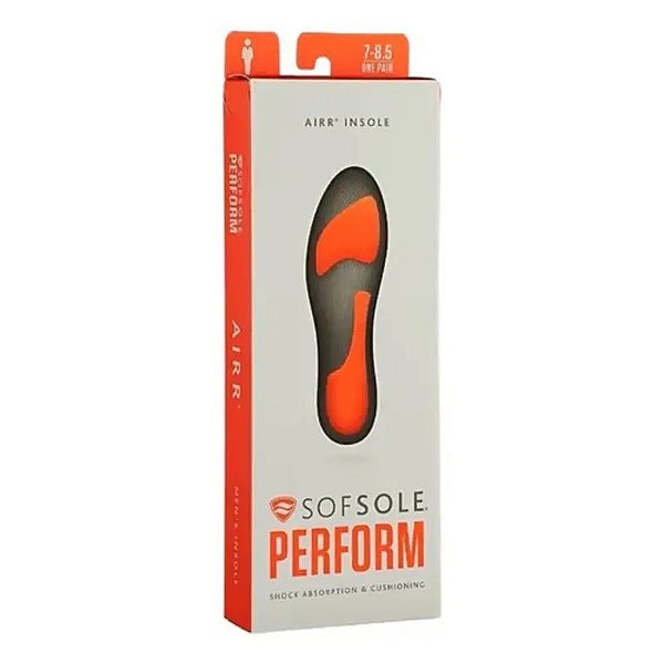 Palmilha Sof Sole Airr Masculina Nº 43/45 – Máximo Conforto e Absorção de Impacto
