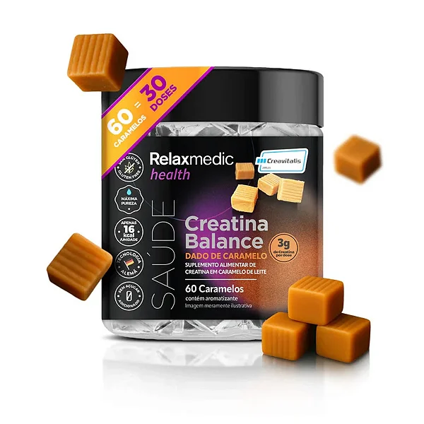 Creatina Balance Dado de Caramelo Relaxmedic