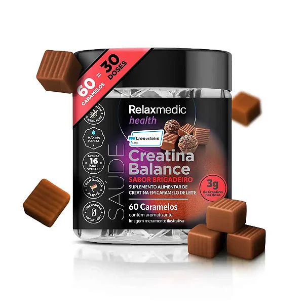 Creatina Balance Dado de Brigadeiro Relaxmedic