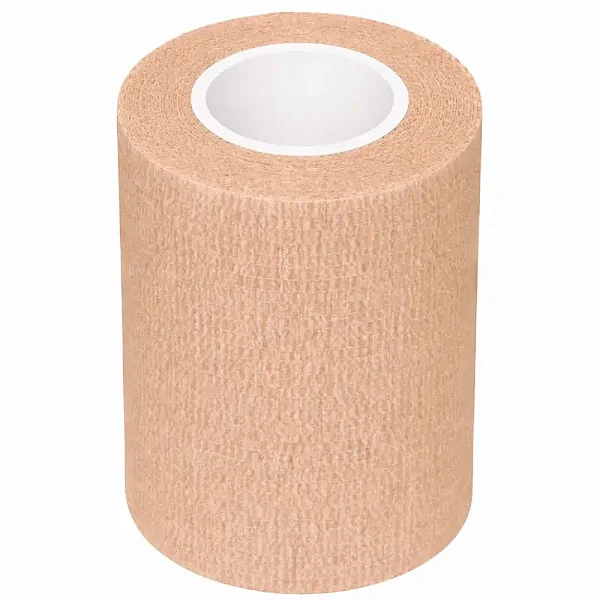 Bandagem Coesiva Elástica Autoaderente Tipo Coban 7,5 cm x 5 m Bege