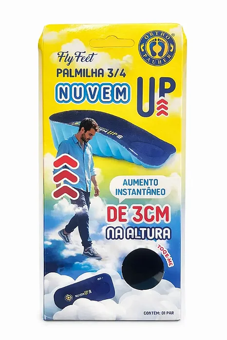 Palmilha Elevadora de Tamanho Fly Feet Nuvem UP