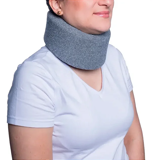 Colar Cervical de Espuma Chantal Cinza