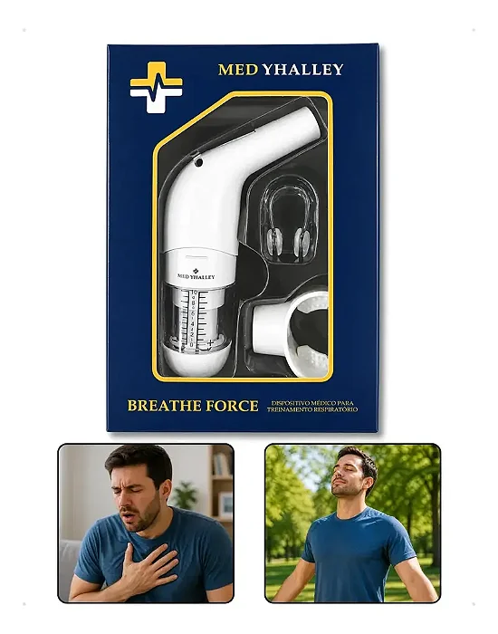 Aparelho Respiratório Pulmonar Portátil Breathe Force