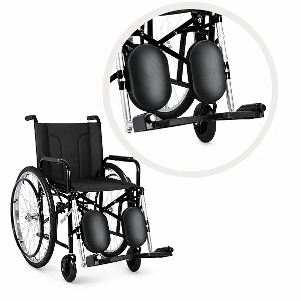 Cadeira de Rodas Elevação de Pernas 301 Pneus Maciços – CDS