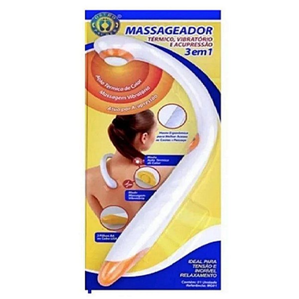 Massageador termico vibratorio 3 em 1 - Ortho Pauher