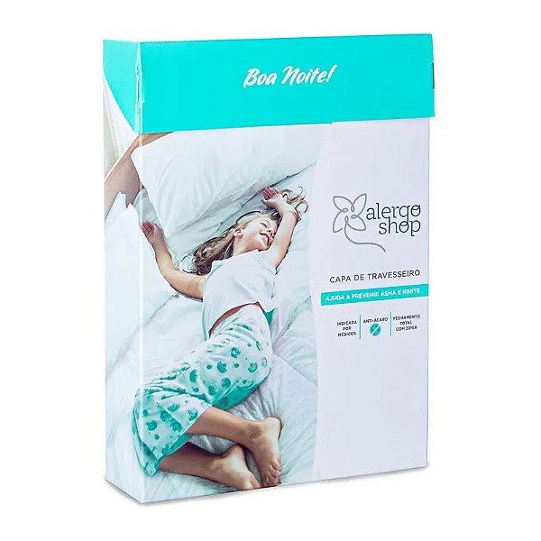 Capa de Travesseiro AntiÁcaro 100% Algodão Super Soft Alergoshop
