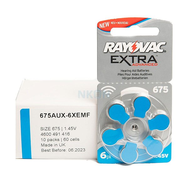 Bateria Auditiva 675 Rayovac