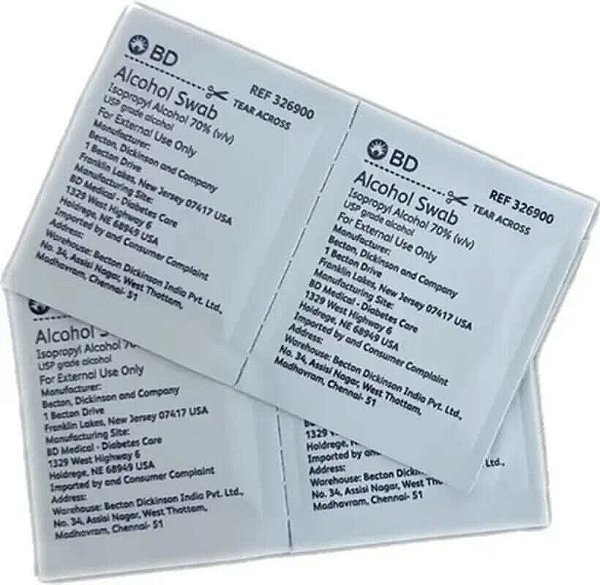 Alcool Shache Swabs BD