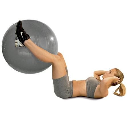 Bola Gym Ball 65 Cm Transparente Acte