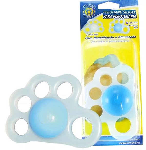 Exercitador Fisiohand Com Ogiva Azul 4021 Ortho Pauher