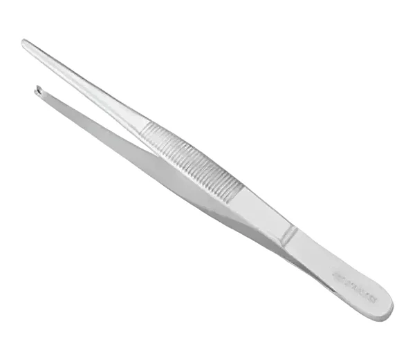 Pinça Anatômica Dente De Rato 16Cm Aço Inoxidável