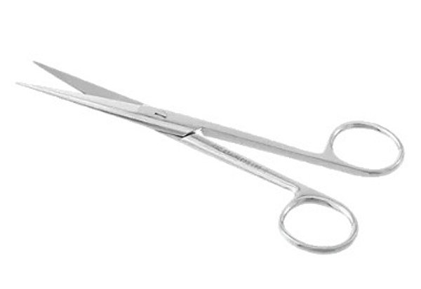 Tesoura Cirúrgica 15Cm Reta Fina/Fina Aço Inoxidável
