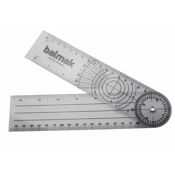 Goniômetro Para Medição Articular - Grande 20Cm Balmak