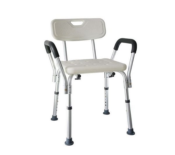 Banco Para Banho Com Encosto E Braços
