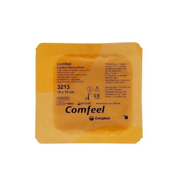 Curativo Comfeel Transparente Plus 3533 Hidrocoloide 1Ox1O Coloplast