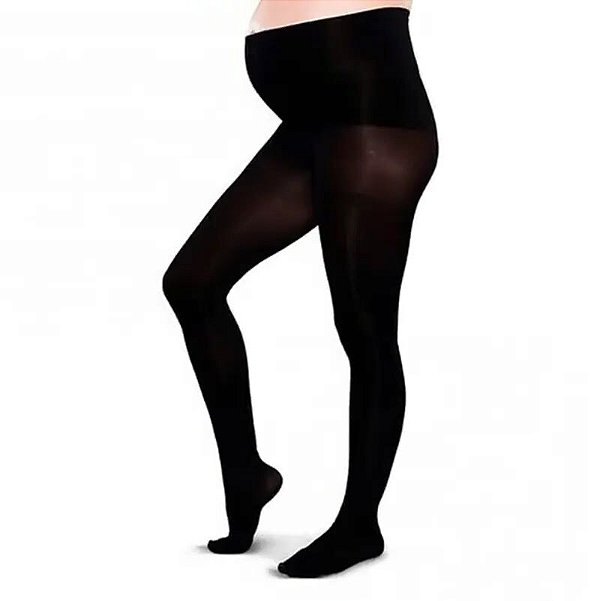 Meia Calça Gestante 12Ob Audace 15-20Mmhg Preta Sigvaris.