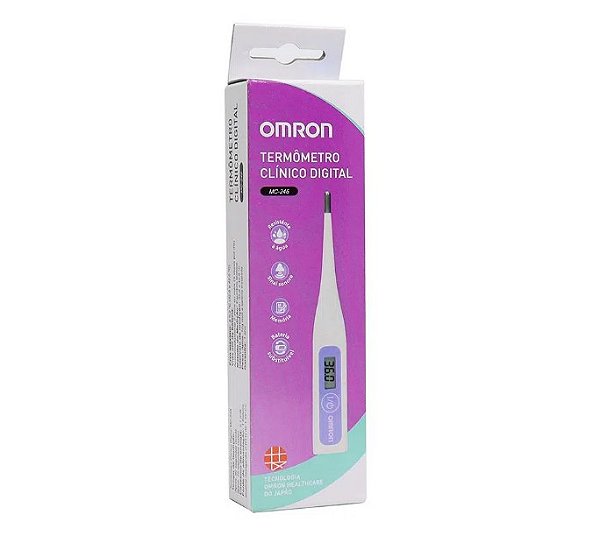 Termômetro Clinico Digital Violeta Mc-246 Omron